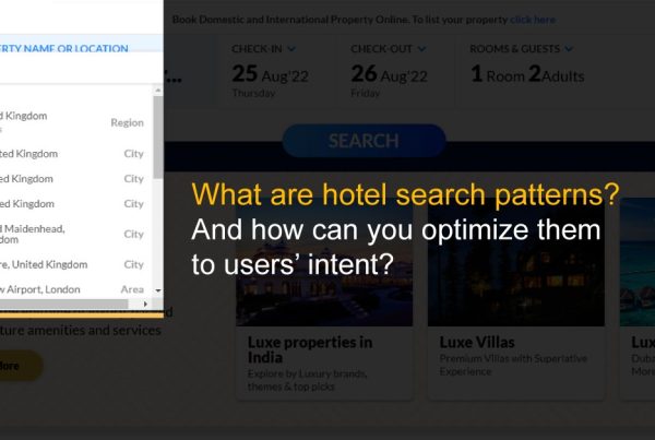 hotel search patterns