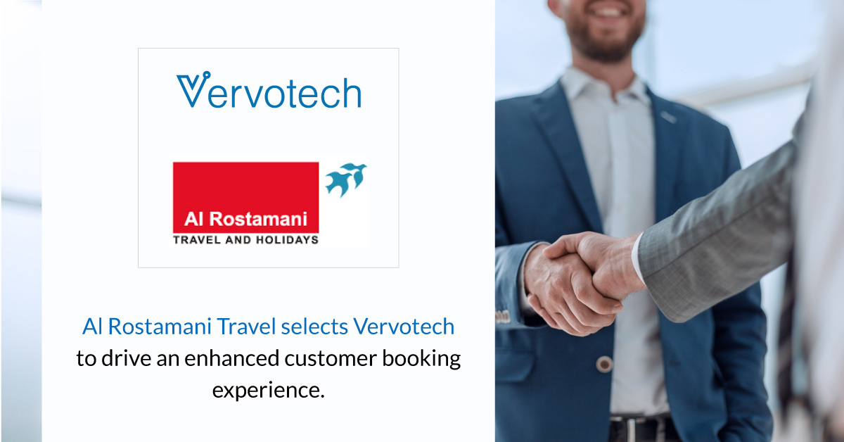 Al Rostamani Travel Selects Vervotech to Drive an Enhanced Customer Booking Experience.